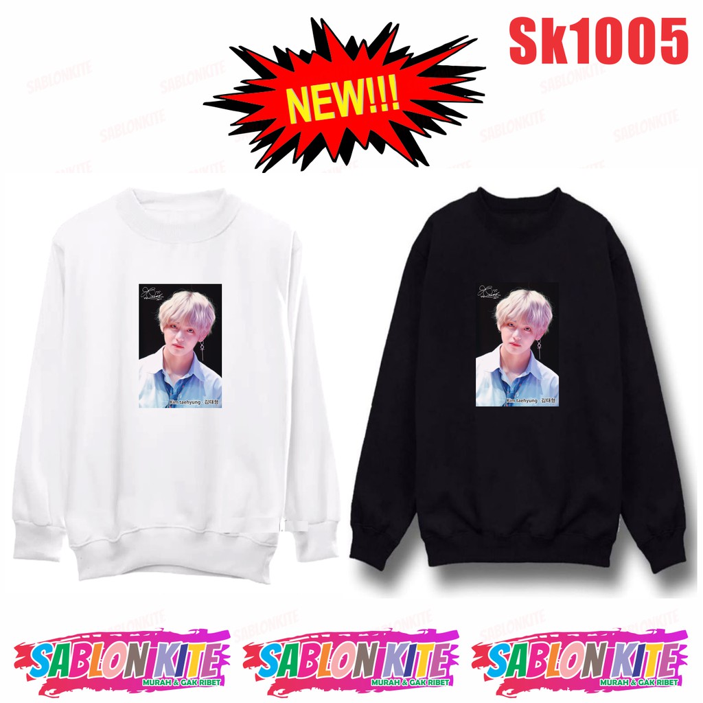 Mới Áo Hoodie Bts Taehyung V Sk1005 Jk V Fg Sg Jh Jm Jin