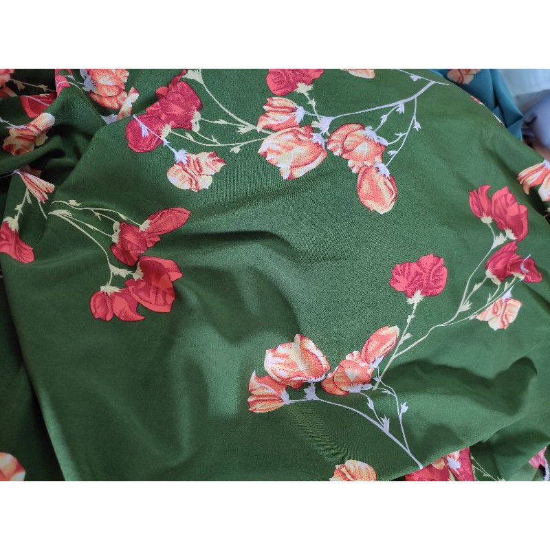 Vải lụa giấy hoa