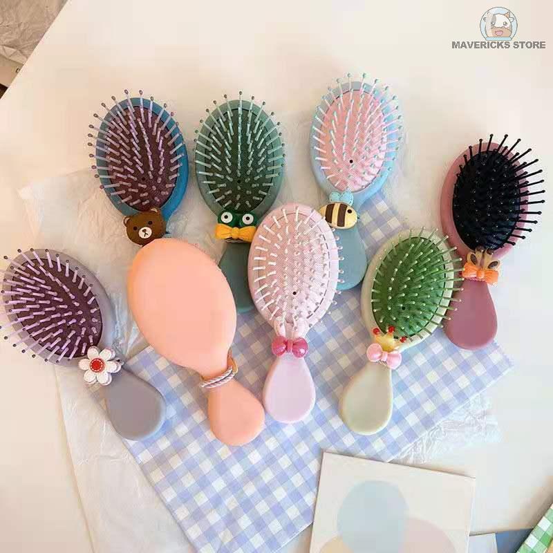 Lược chải tóc mini dễ thương mát xa da đầu