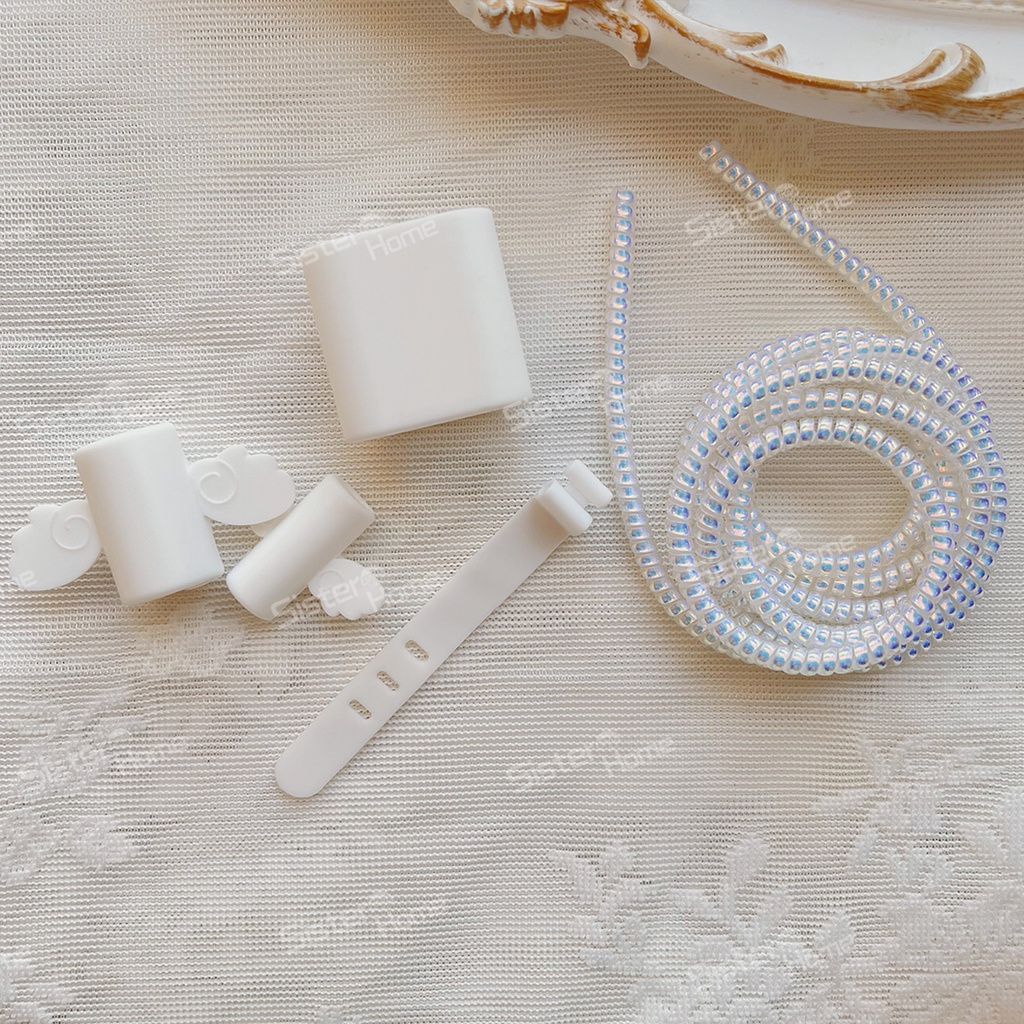 Vỏ silicone màu kẹo bảo vệ cho củ sạc USB C 5W/18w/20W của Iphone 12 13