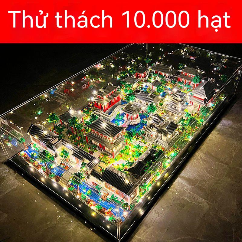 Tương thích Lego Hogwarts Lâu đài Chàng trai Khu nhà lớn ngành kiến ​​​​trúc Harry Potter độ khó cao