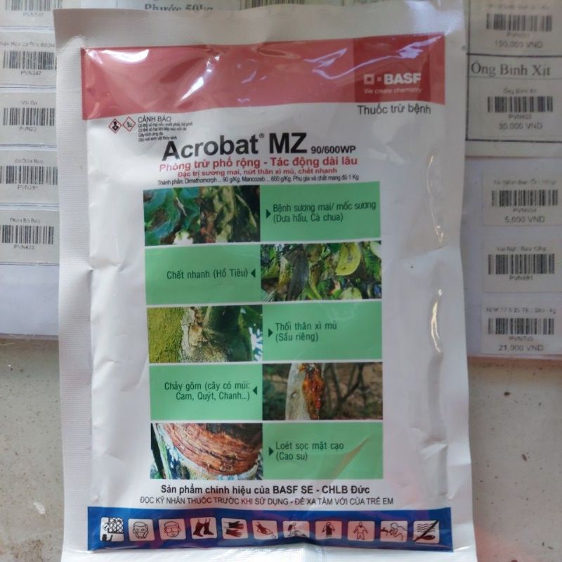 Thuốc trừ bệnh cây Acrobat MZ / 100Gr