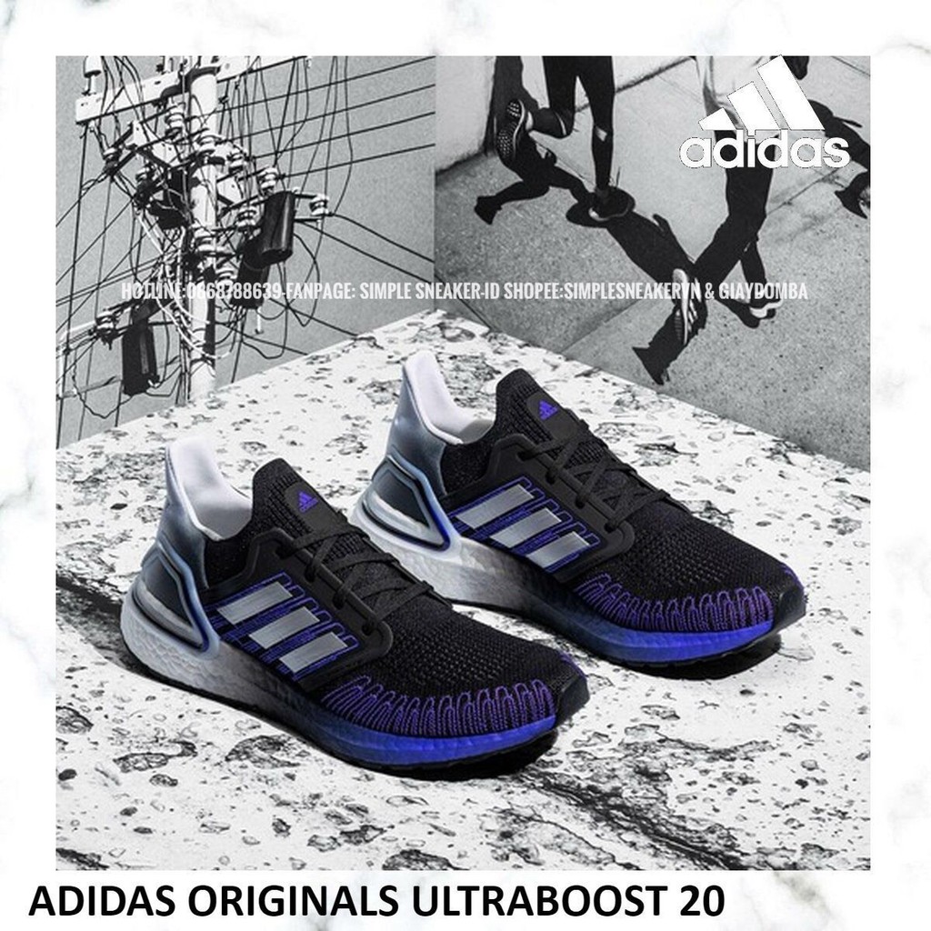 Giày Ultra Boost 20 🔴FREESHIP🔴 Giảm 120K Khi Nhập Mã [ADIDAS_AUTH] Giày Adidas Ultra Boost 2020 Chính Hãng