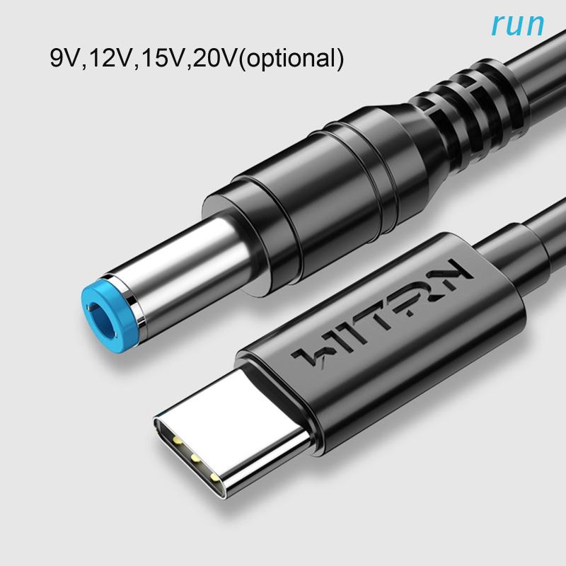 Dây Cáp Nguồn USB C PD 9V 12V 5.5x2.5mm Chuyên Dụng Cho Loa Không Dây Quạt / Đèn LED