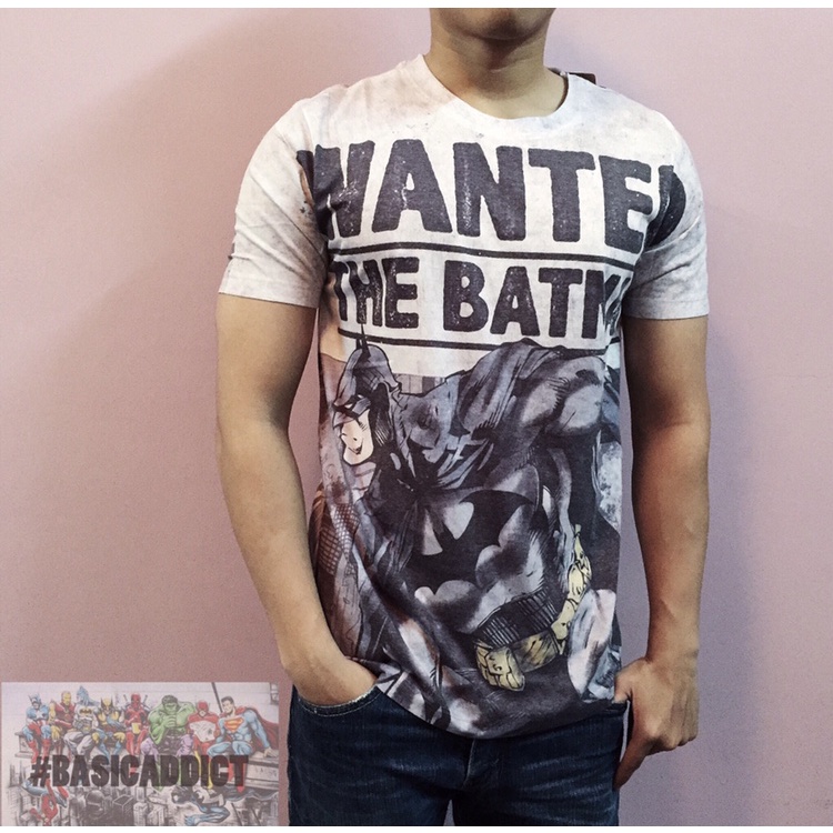 DC Comics - Áo thun Batman wanted - Unisex