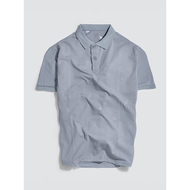 Áo thun polo nam thêu họa tiết 4MEN PO036, áo có cổ trụ ngắn tay, vải cá sấu cotton đẹp phong cách thời thượng | BigBuy360 - bigbuy360.vn