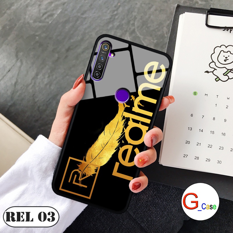 Ốp lưng kính 3D Realme 5 Pro/ Realme Q