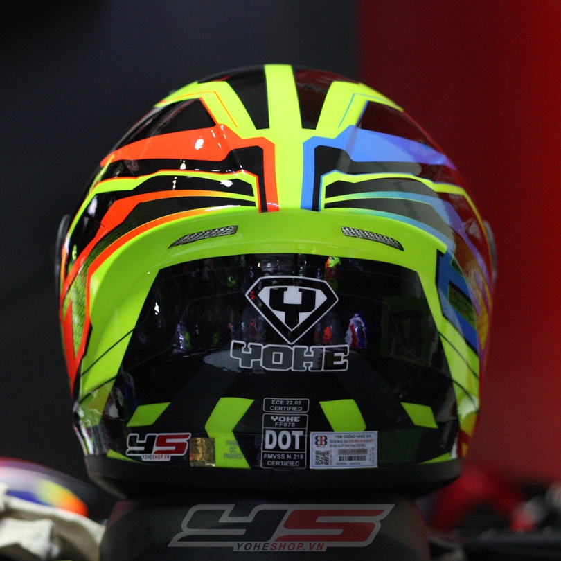 MŨ BẢO HIỂM YOHE978 SRT - FULLFACE 1 KÍNH
