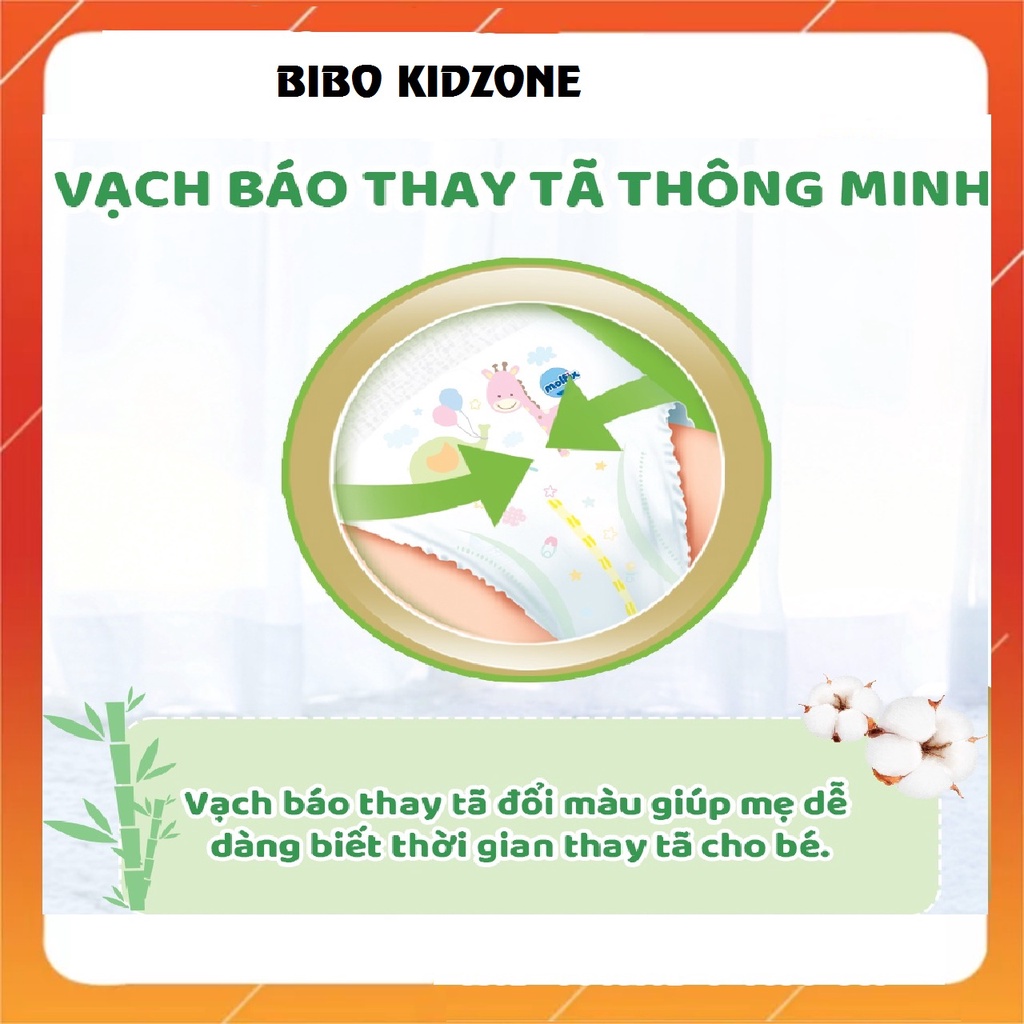 Bỉm quần Molfix thành phần sợi tre, bông organic- Size XXXL - Gói 24+6 miếng