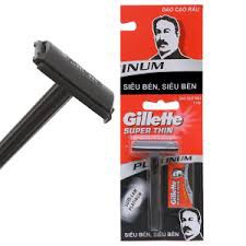 Dao Cạo Râu Gillette Super Thin (1 cây + 1 lưỡi)