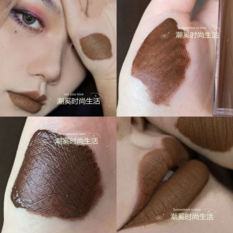 Bán Chạy!F & X Son Môi Màu Nhung Lì Tông Đất Màu Đậm Phong Cách Âu Mỹ Phổ Biến Màu Sắc Nude Sang Trọng