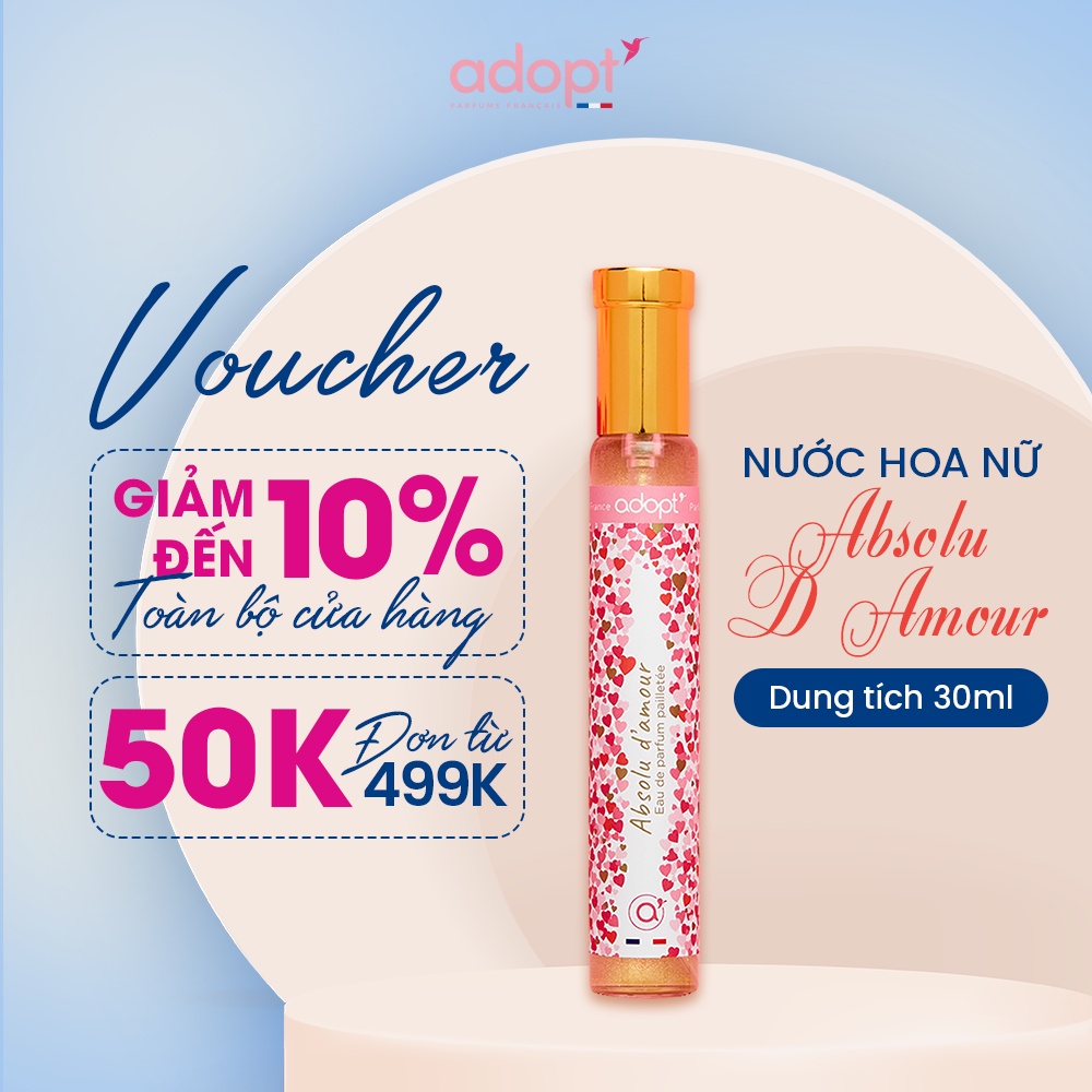 Nước Hoa Nữ Adopt Hương Hoa Hồng Trẻ Trung - ABSOLU D'AMOUR