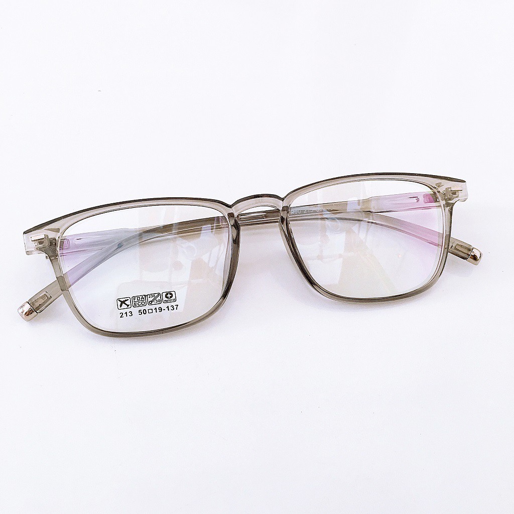 [Mã SKAMCLU7 giảm 10% cho đơn từ 0Đ] Gọng kính cận vuông nhựa dẻo 213 Anh Shop + nhận cắt tròng cận viễn loạn | BigBuy360 - bigbuy360.vn