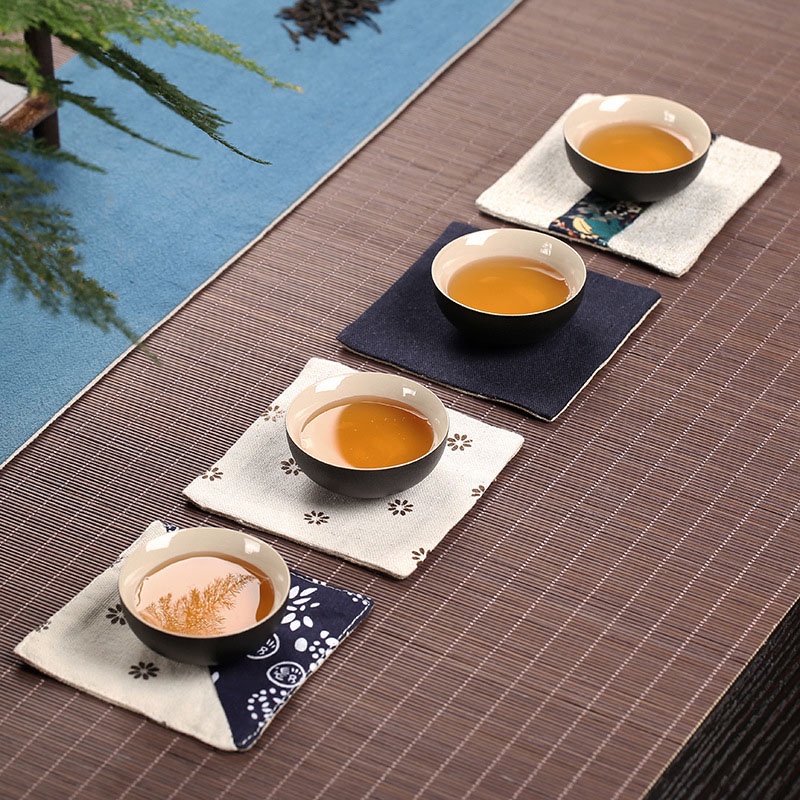 Miếng Lót Tách Trà Cách Nhiệt 10*10cm