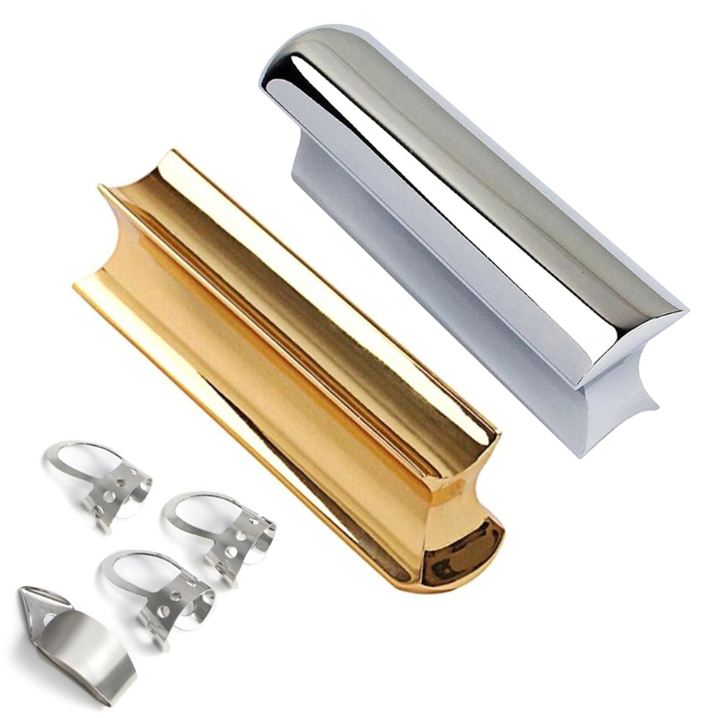 Thanh Trượt Đàn Guitar Điện Bằng Thép Không Gỉ Màu Vàng / Bạc