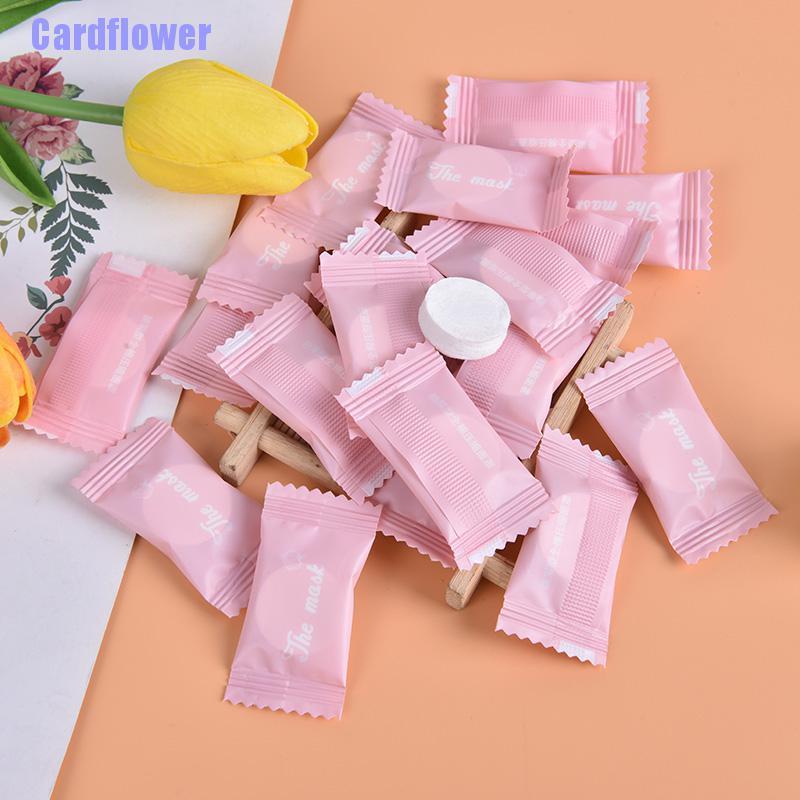 (Hàng Mới Về) Giấy Nén Sử Dụng Một Lần Cardflower