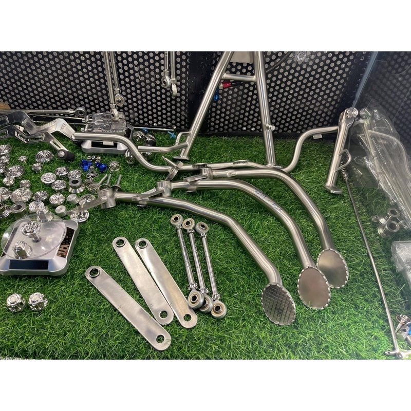 Đạp thắng inox cho xe Wave Dream Fu led