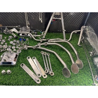Đạp thắng inox cho xe Wave Dream Fu led