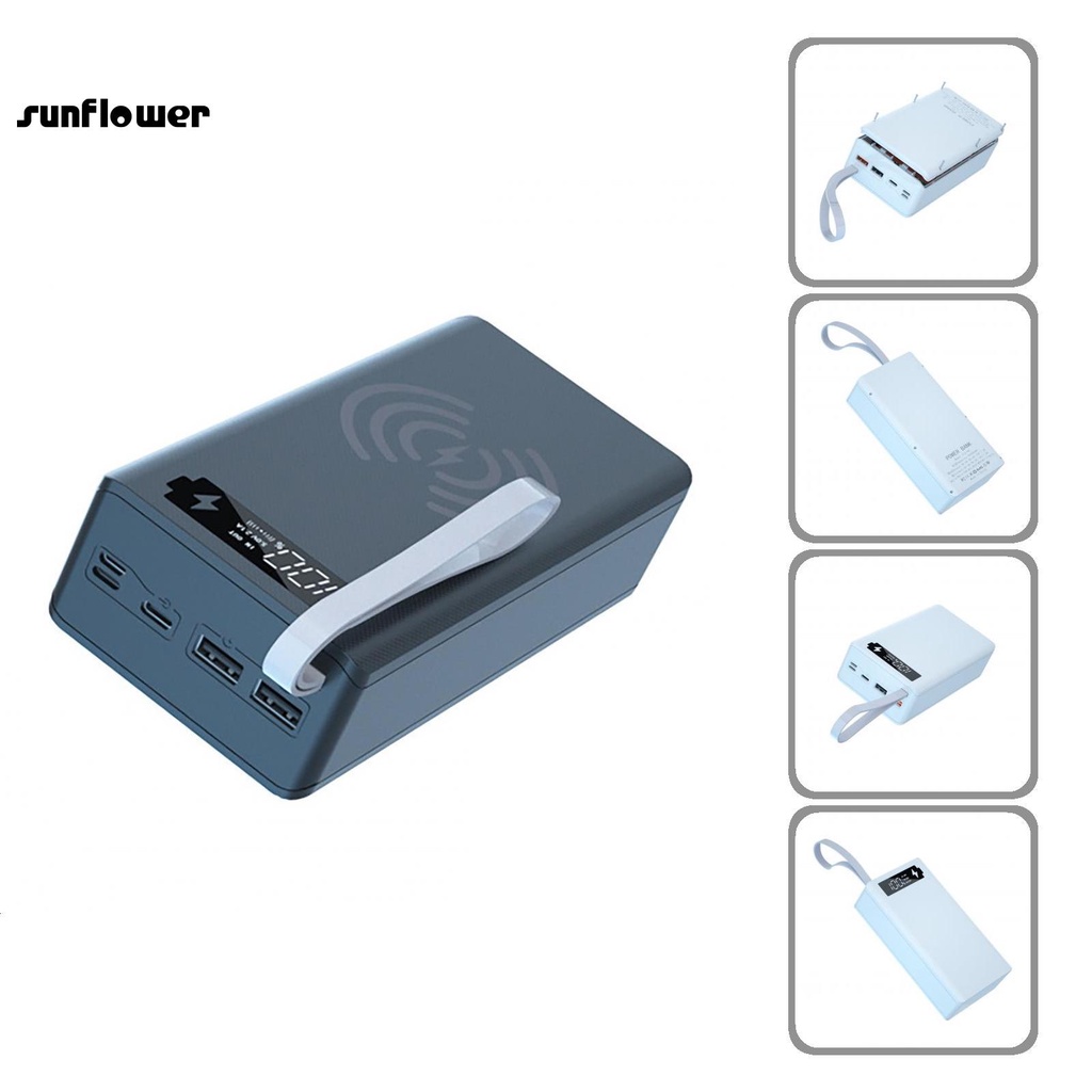 Sf Hộp Pin Dự Phòng Tự Lắp Ráp Sức Chứa 12x18650 QC PD Tiện Dụng Điện Thoại