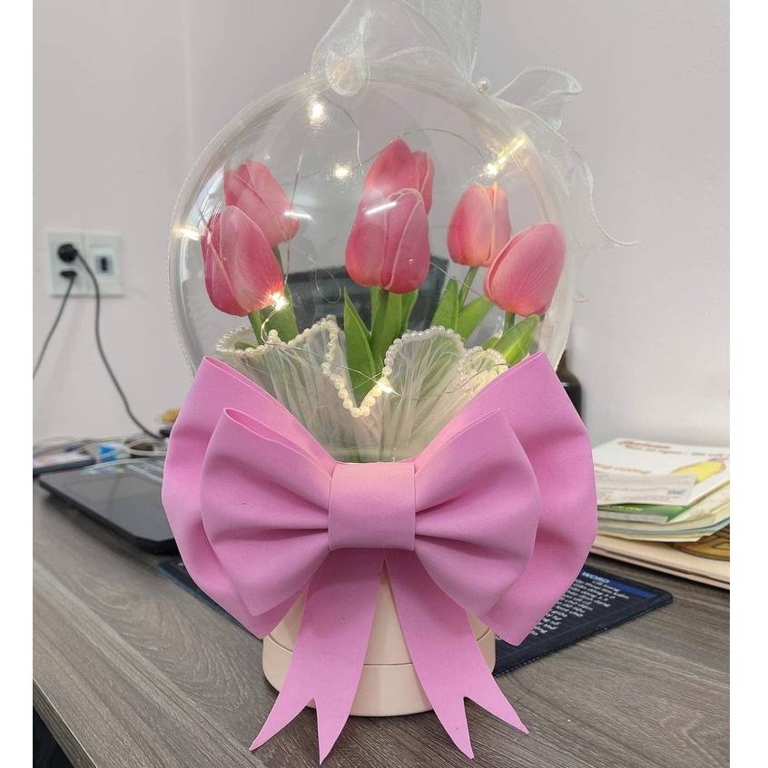 Nơ xốp nhiều màu trang trí handmade, phụ kiện làm hoa giá rẻ