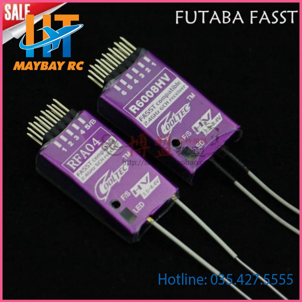 Rx futaba sóng fasst R7008HV cho các dòng tay điều khiển futaba