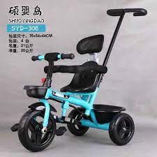 Xe đạp 3 bánh SYB 306 có cán đẩy hàng cao cấp cho bé từ 1-5 tuổi