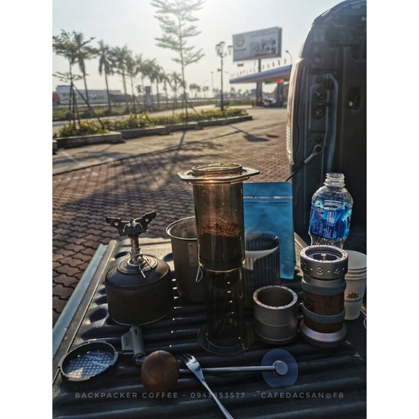 Bộ dụng cụ pha cà phê Aeropress  kèm túi đựng