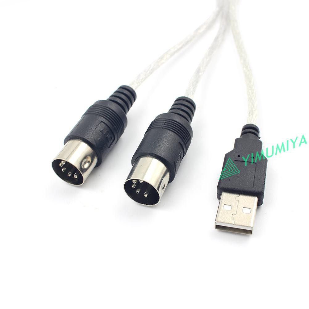 Dây Cáp Chuyển Đổi Âm Thanh Midi Sang Usb Dài 2m