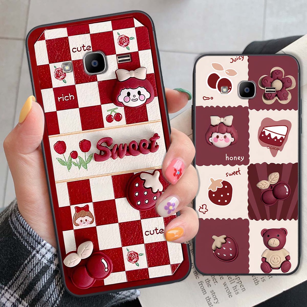 Ốp Samsung J2 Prime in hình trái tim, caro kẹo ngọt đầy cá tính siêu đẹp siêu chất