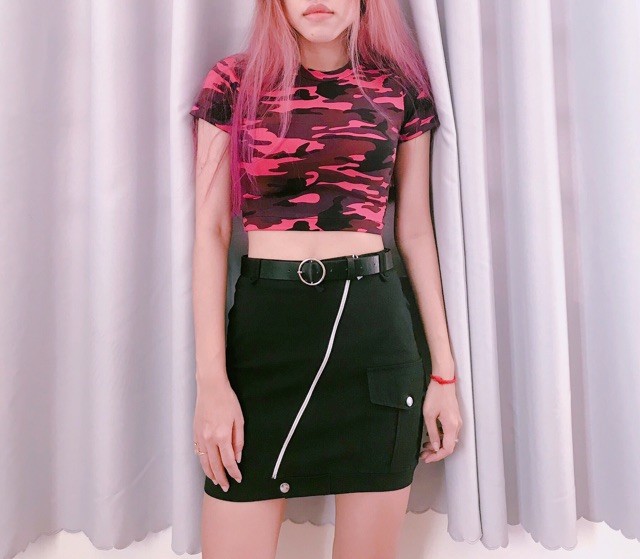 Camo Croptop