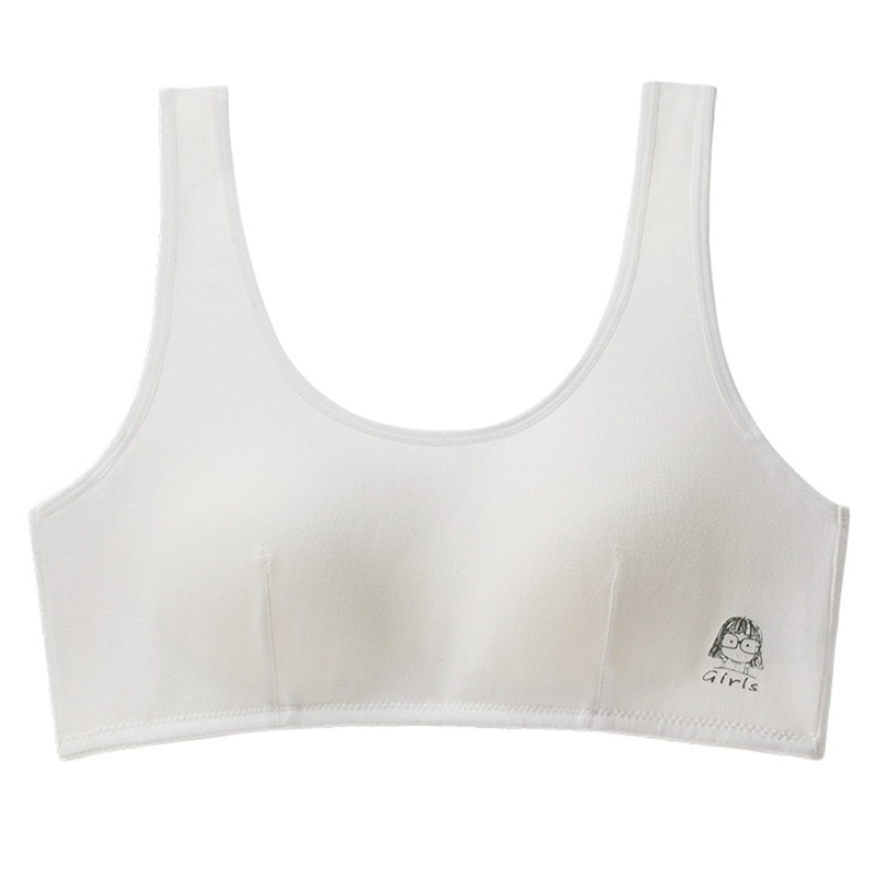 Áo lót vải cotton Thoáng Khí Không Gọng Có Mút Đệm Dành Cho Nữ