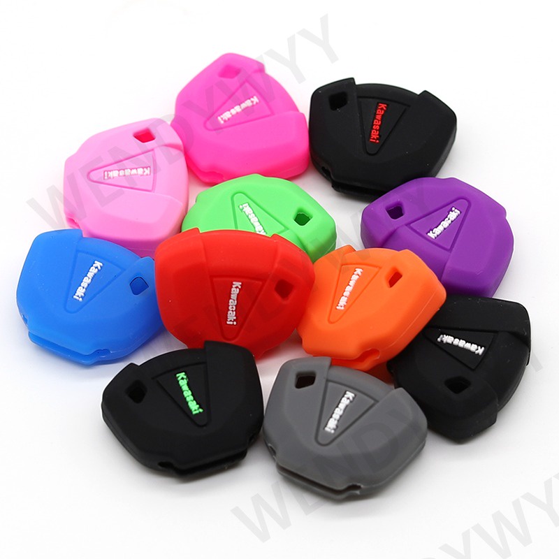 Vỏ Silicone Bảo Vệ Chìa Khóa Cho Xe Kawasaki Motorcycle Z650/Z900/Z800/NINJA400/ZX4R/ER6N/Z400