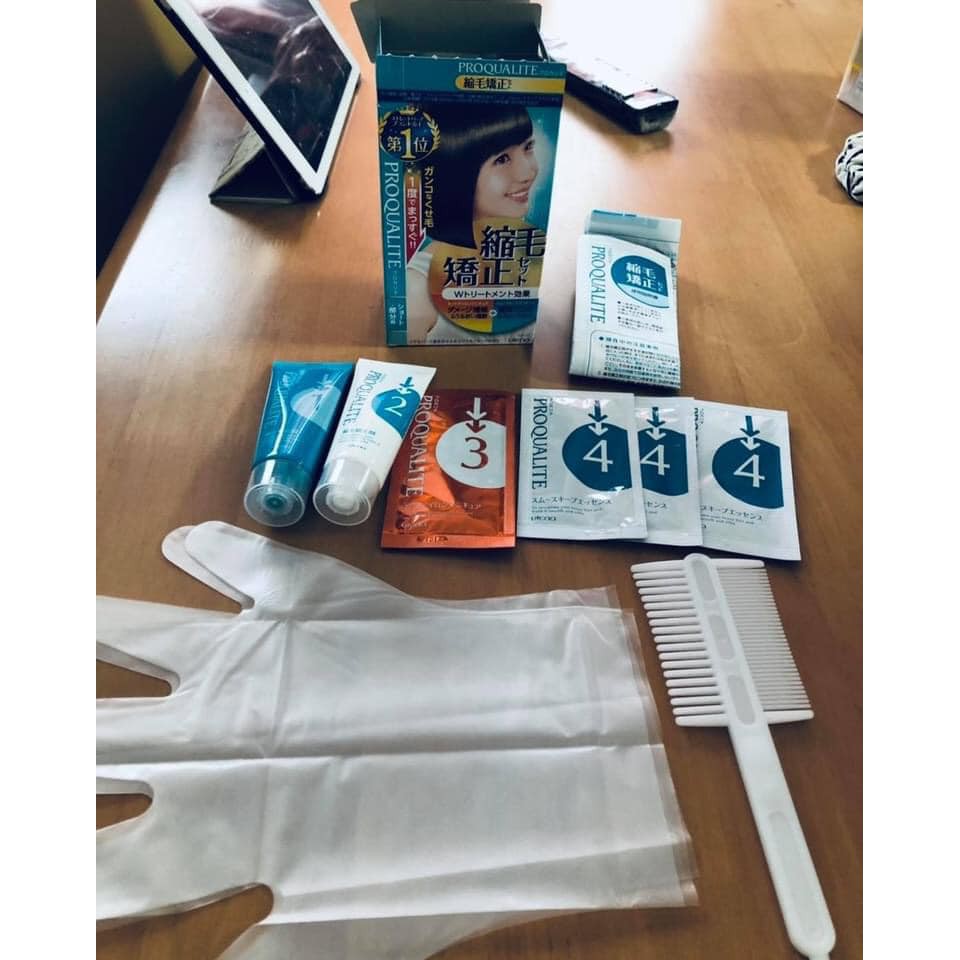 Thuốc duỗi tóc Proqualite Utena Nhật Bản (Không cần máy ép) | BigBuy360 - bigbuy360.vn