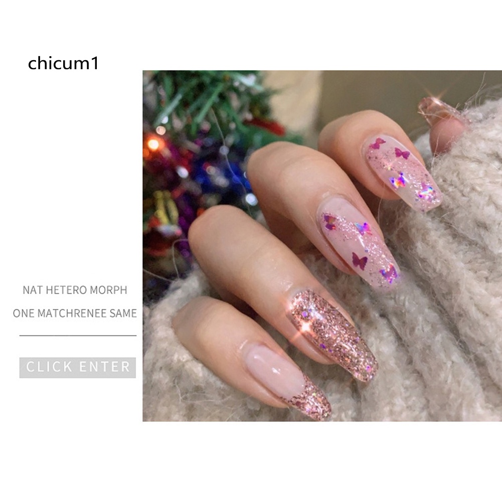 [Hàng mới về] Hộp phụ kiện trang trí móng tay lấp lánh