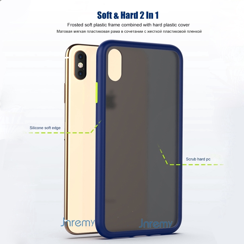Ốp điện thoại chống sốc màu nhám cho SAMSUNG S10 NOTE 10 PLUS A10 A20 A30 A50 A70 A20S A30S A50S A7 2018