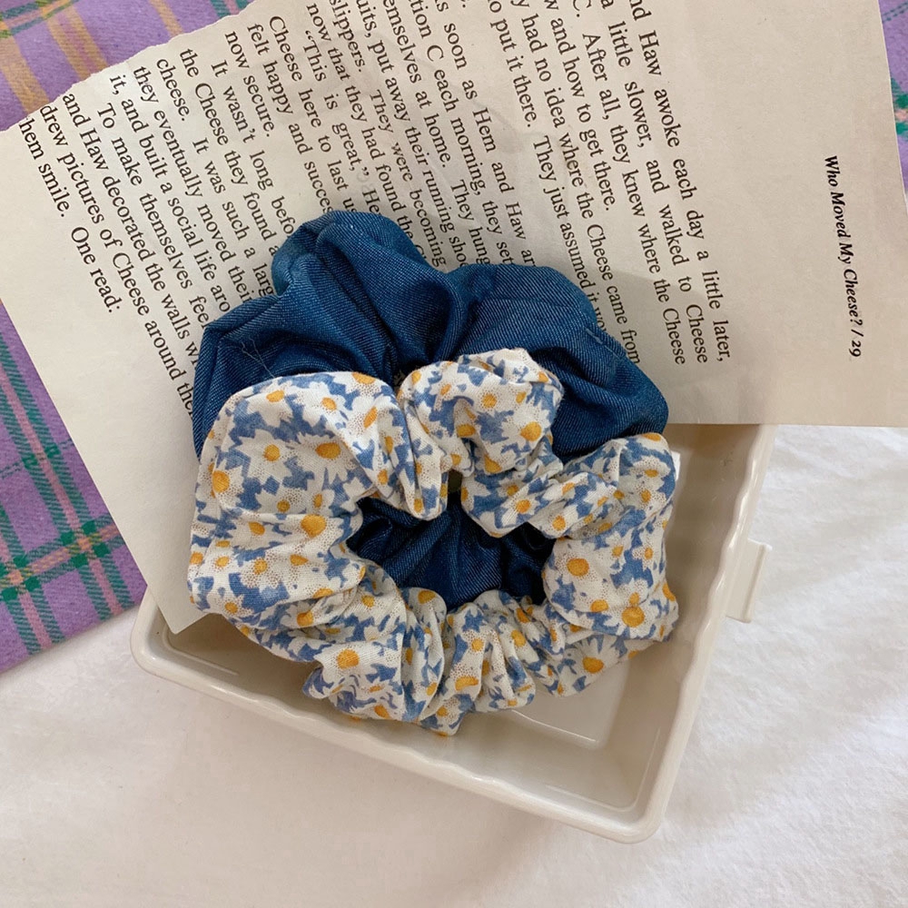 Dây Buộc Tóc Họa Tiết Hoa Thời Trang Cho Nữ