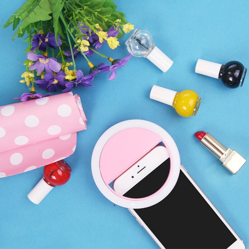 Mobile Phone Fill Light Leds Camera Enhancing Photography Selfie Ring Light Rechargeable Selfie Flash Light Self-timer Lamp Led