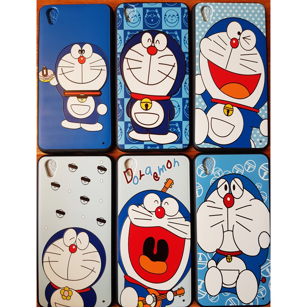 Ốp Lưng Oppo A37 Neo 9 Viền Dẻo Hình Doraemon 4D Cao Cấp
