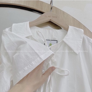 Áo babydoll thắt nơ (ảnh thật)