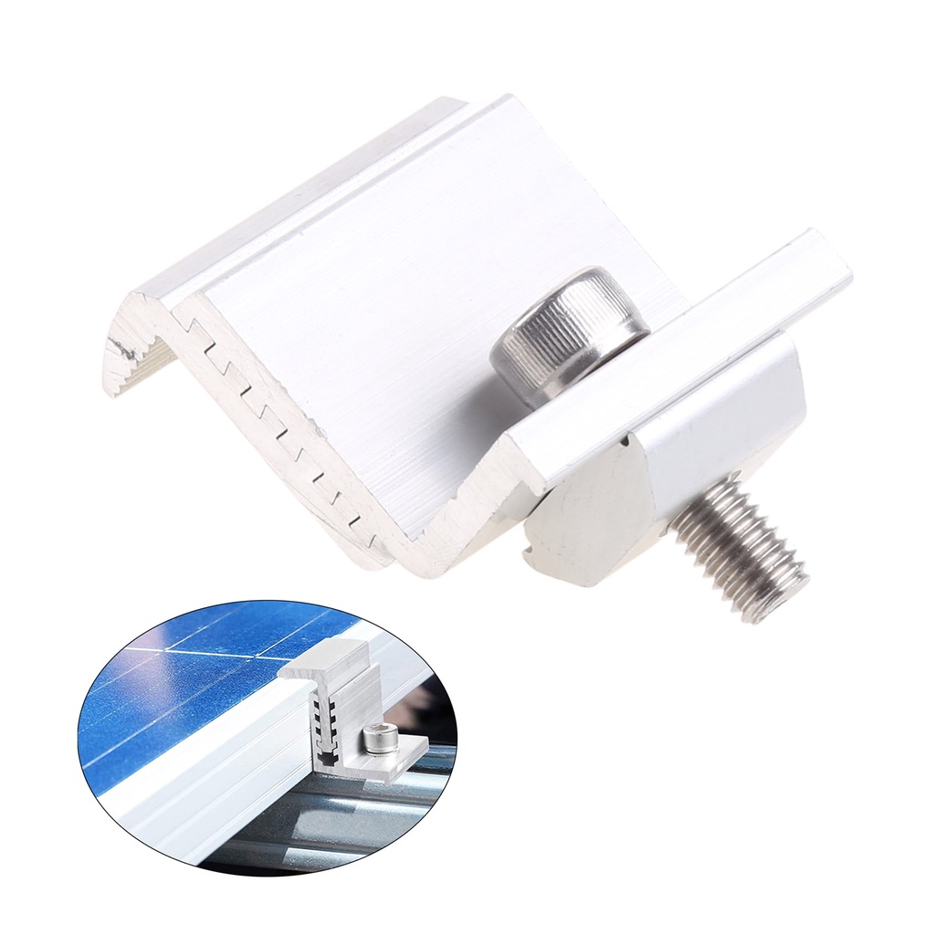 Set 10 Khung Nhôm Gắn Bảng Điều Khiển Năng Lượng Mặt Trời Cho Xe Ô Tô