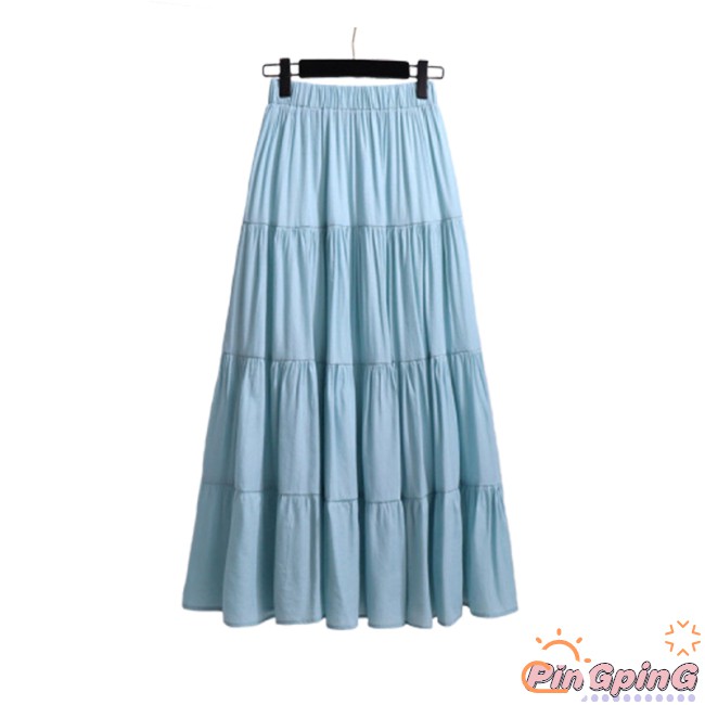 Chân Váy Dài Xếp Ly Thời Trang Nữ Tính