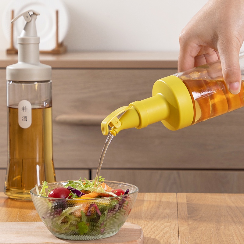 Bình đựng dầu ăn / giấm có vòi rót tự động tiện dụng