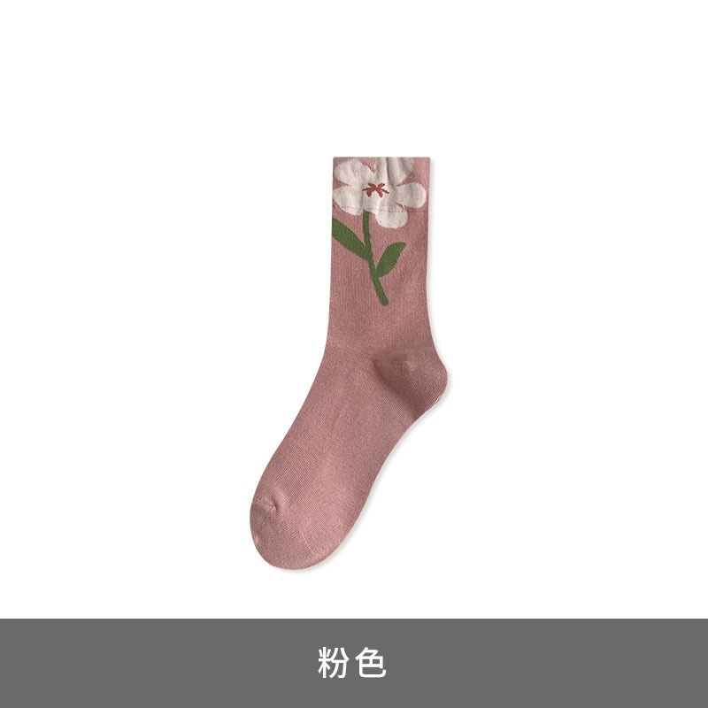 Vớ Ba Chiều Họa Tiết Hoa Cổ Điển Nhật Bản Dành Cho Nữ Vào Xuân Thu Và Mùa Đông