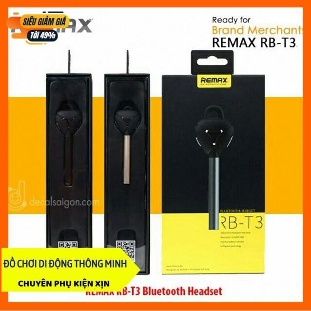 [HÀNG CHẤT] Tai nghe Bluetooth Remax RB-T3 xịn - BH 6 tháng