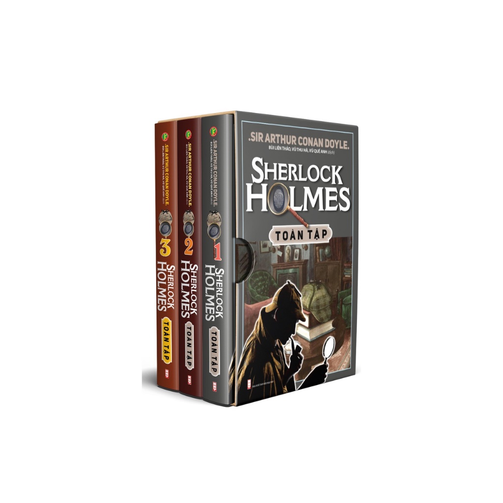 Sách - Sherlock Holmes Toàn Tập Trọn Bộ 3 Tập (Bìa cứng)