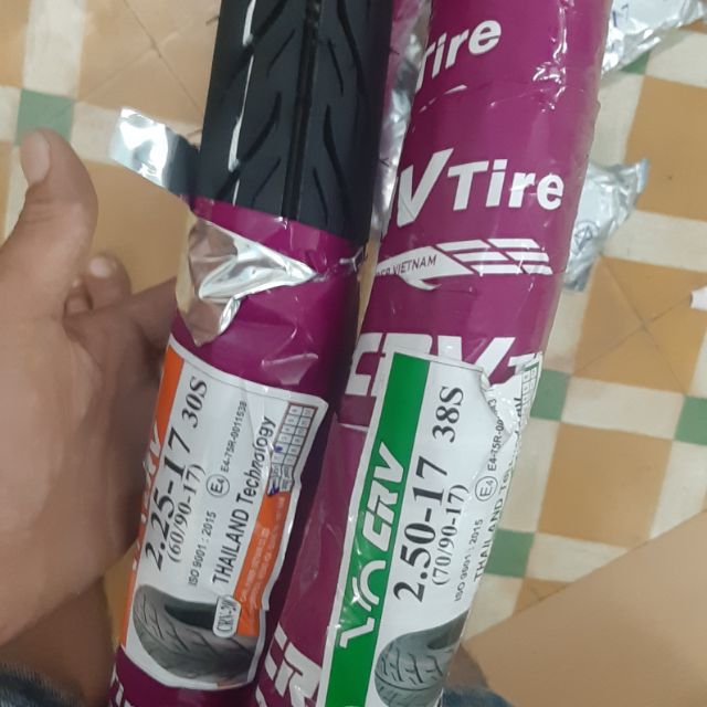 Lốp clv zai 60, 70 /90_17 sài ruột