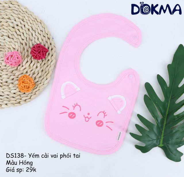 [Dokma] Yếm cài vai phối tai siêu xinh