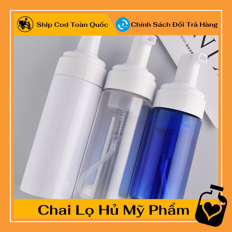 [TOP GIÁ RẺ] Chai xịt giọt tạo bọt đựng sữa rửa mặt 30ml/50ml/100ml/150ml