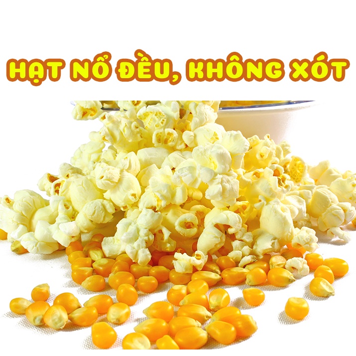 Ngô Mỹ Không Biến Đổi Gen Bắp Mỹ Nổ Làm Bắp Rang Bơ 100G/500G