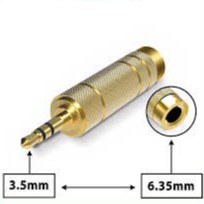 Jack Chuyển Đổi Tín Hiệu 6.5 Ra 3.5 mm